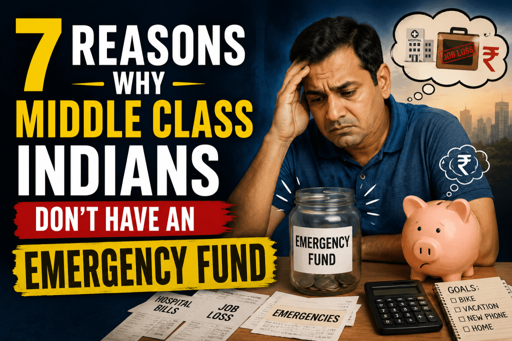 7 Reasons Why Middle Class Indians Don't Have an Emergency Fund