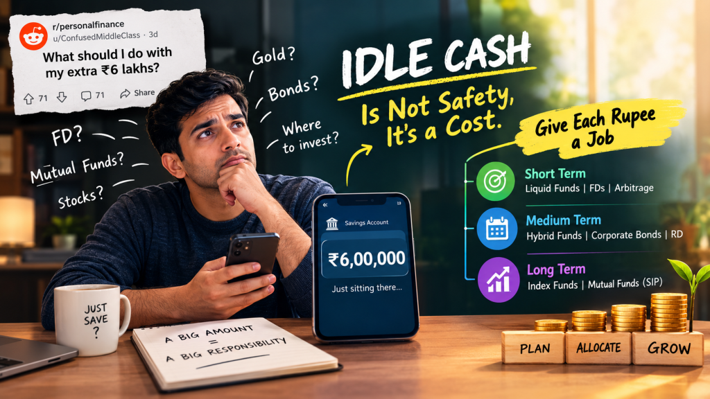 A Reddit User Had ₹6 Lakh Idle in His Bank Account. What It Reveals About Middle-Class Money Habits