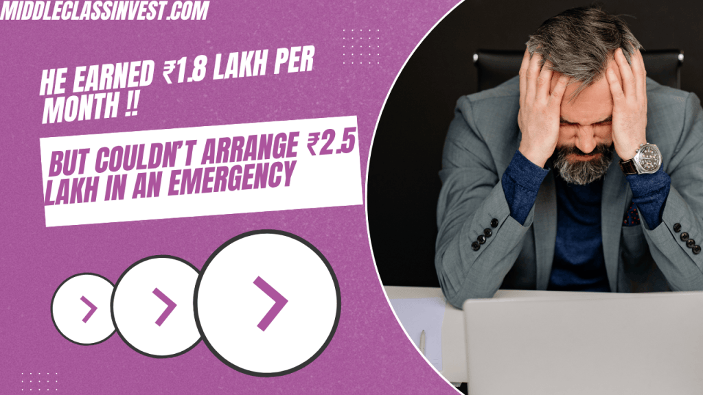 He Earned ₹1.8 Lakh per Month, Yet Couldn't Arrange ₹2.5 Lakh in an Emergency | Reddit Story